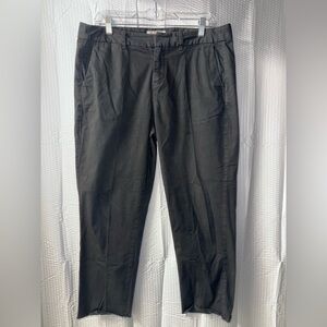 Nili Lotan Cropped Pants With Distressed Legs Size 10